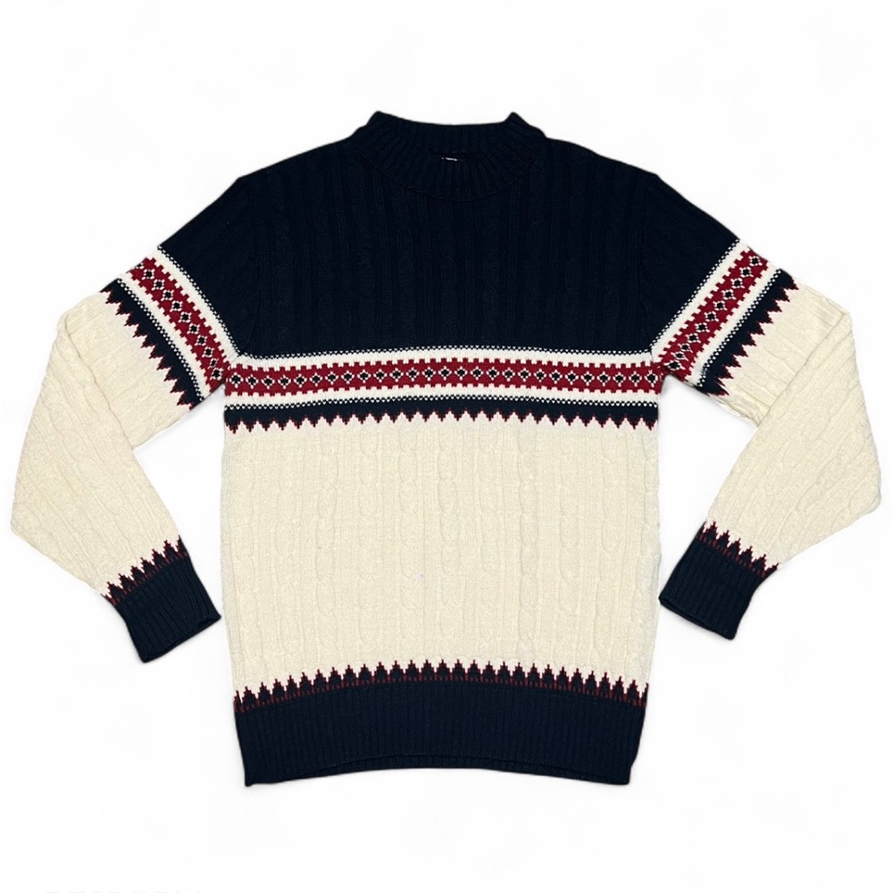 American Vintage Nordic Christmas Sweater